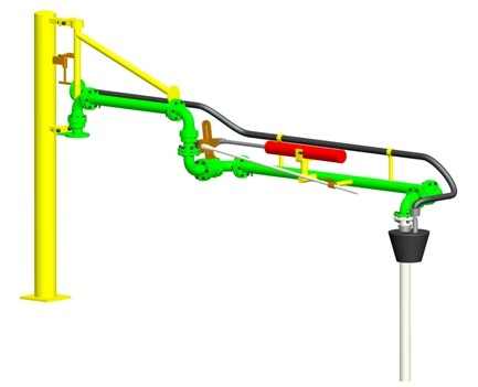 AL1402襯四氟 頂部裝卸臂(單)